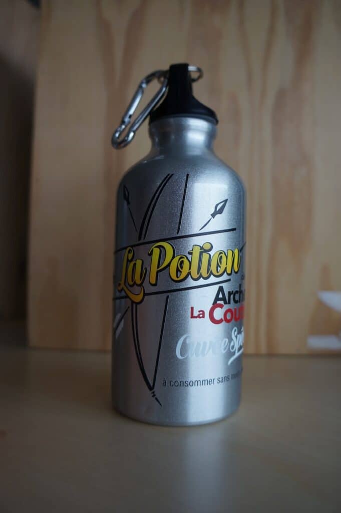 Impression UV sur gourde métal