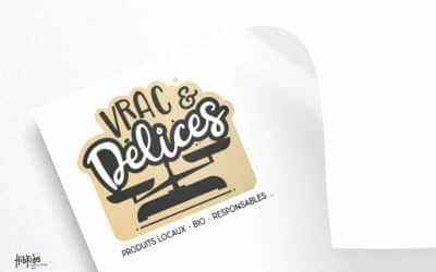 Création de l’identité Visuelle de l’épicerie « Vrac & Délices »