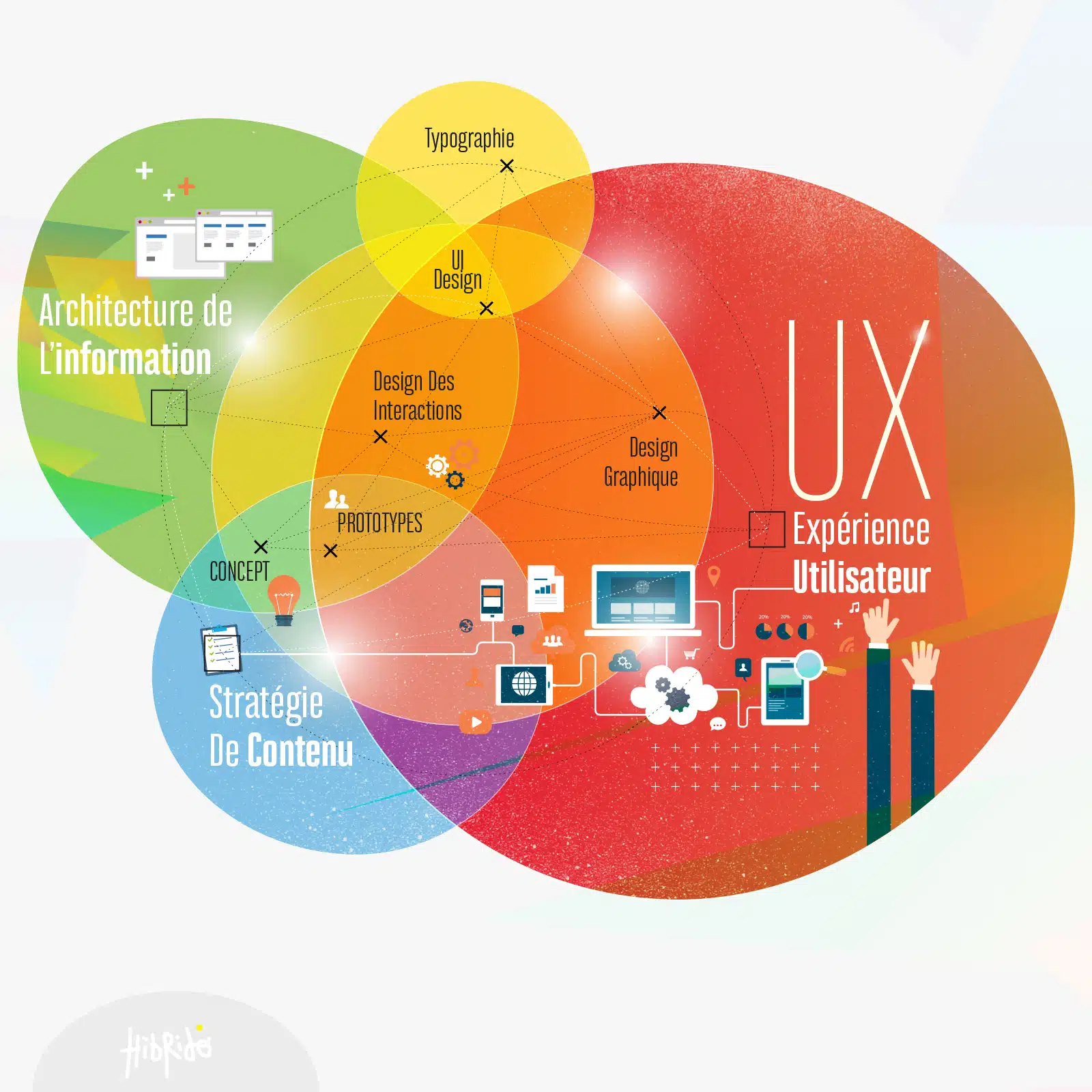 infographie Design UI / Design Ux