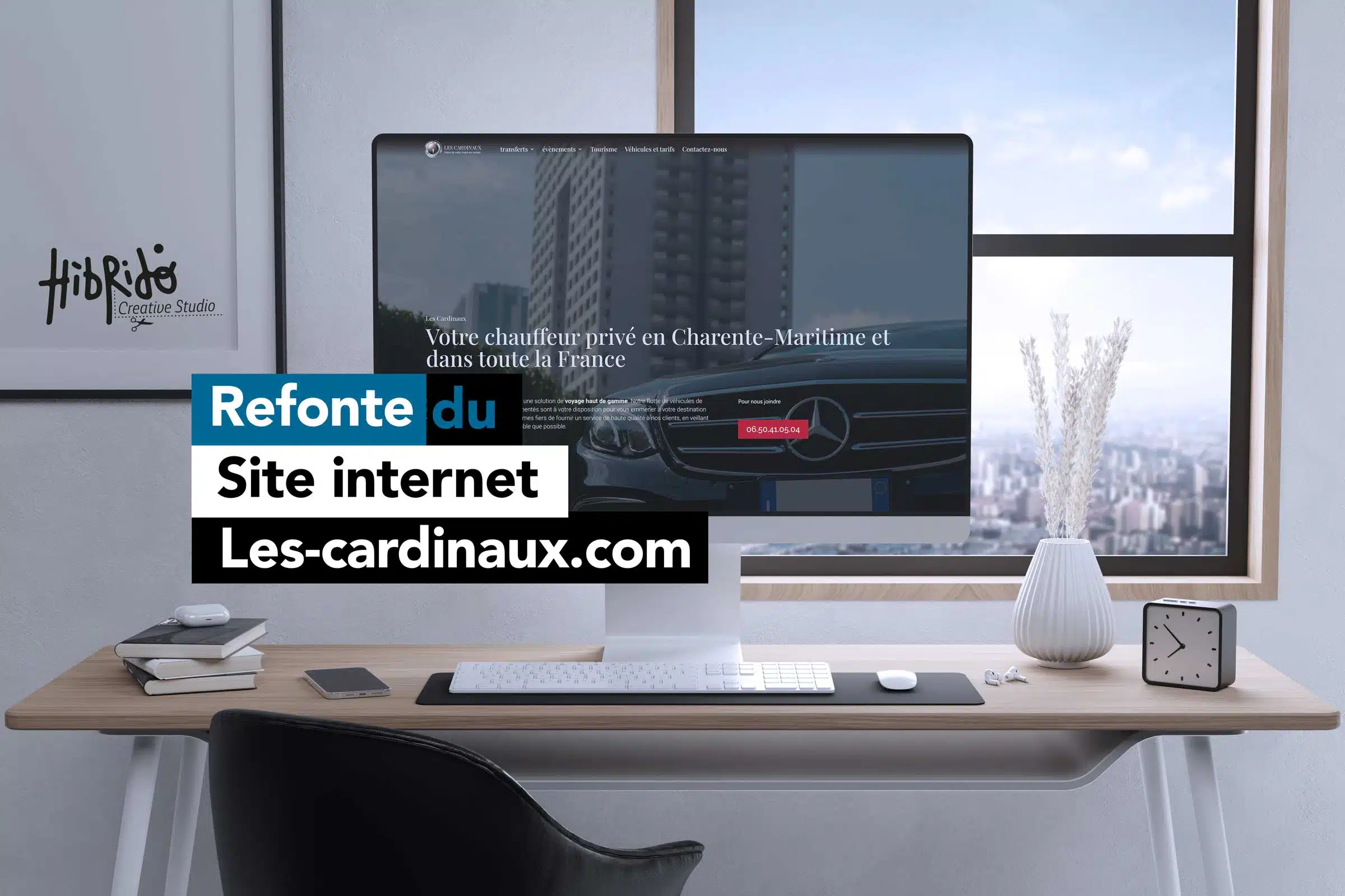 Refonte de site internet pour un chauffeur privé de luxe