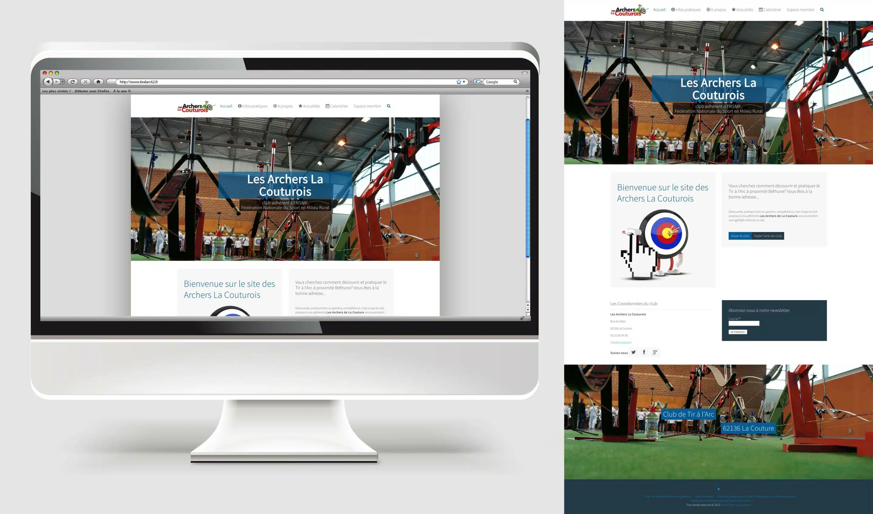 Site internet des Archers La Couturois