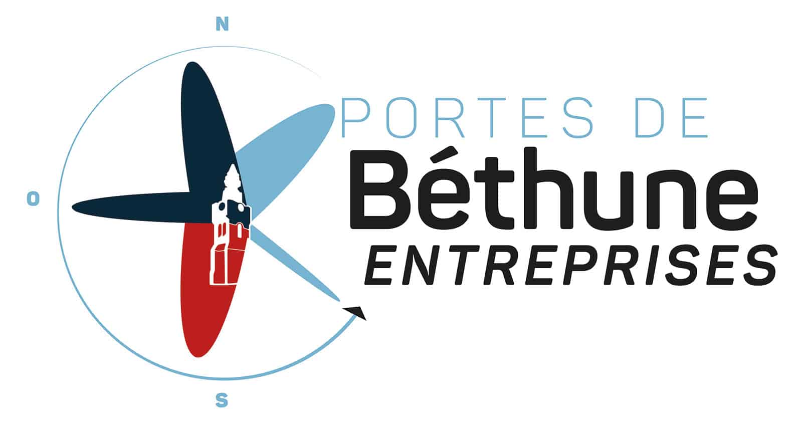 Logo des Portes de Béthune Entreprises.