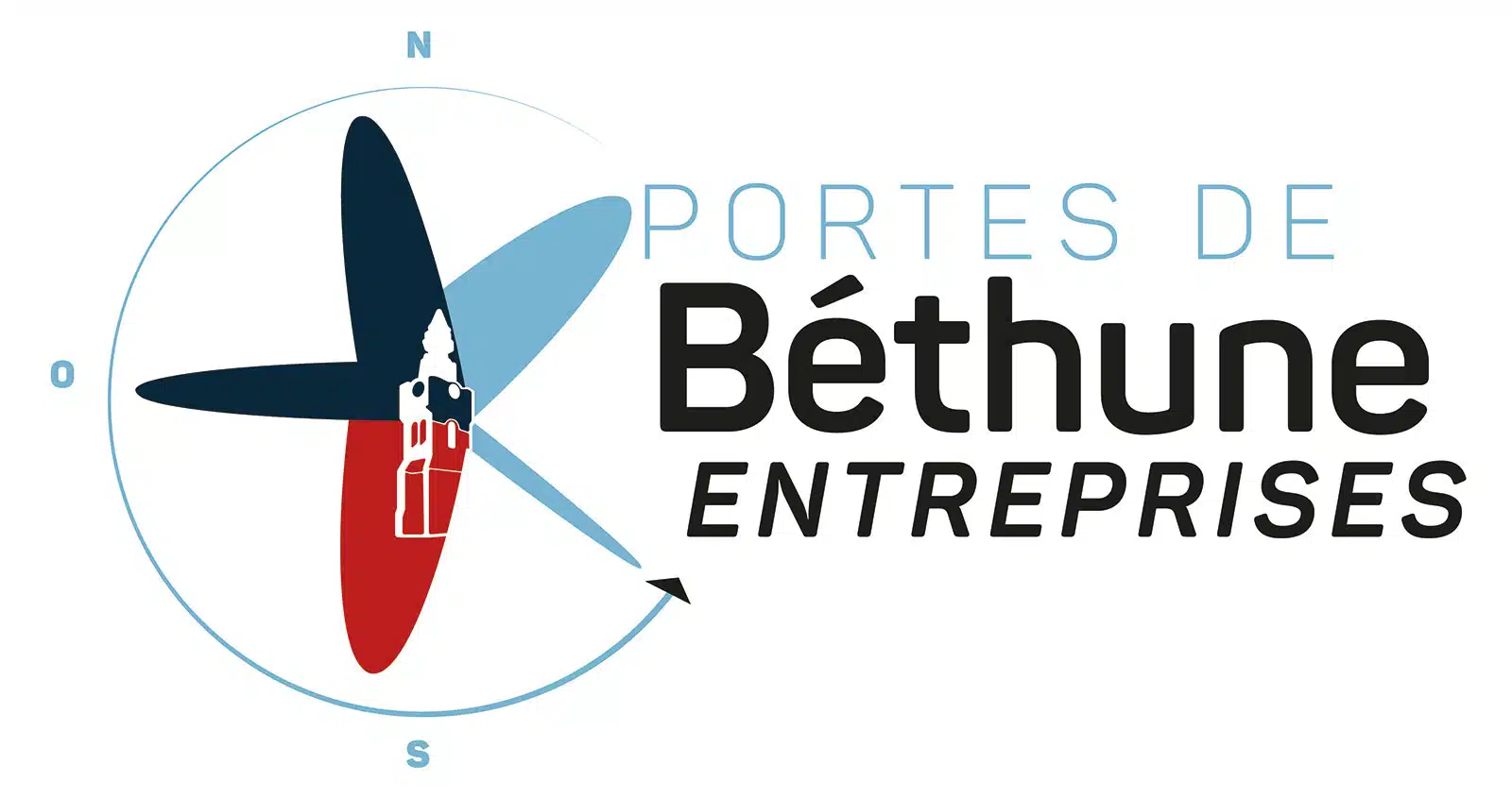 Logo des Portes de Béthune Entreprises.