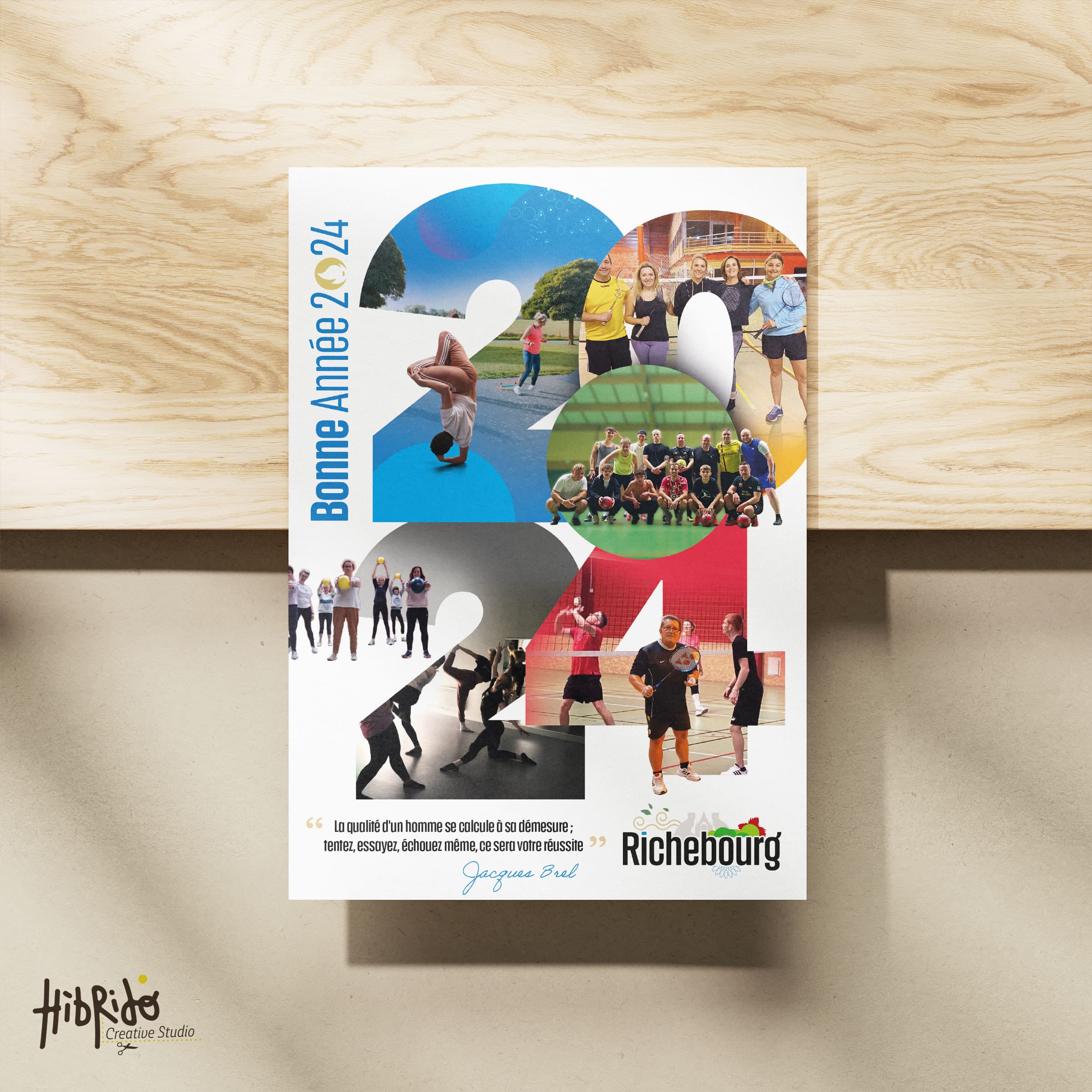 Carte de voeux Richebourg 2024