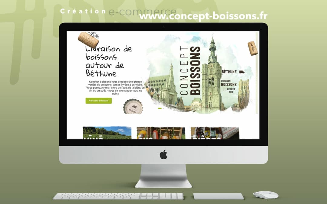 Concept Boissons : nouveau site sous Prestashop