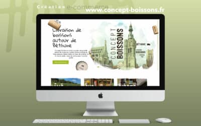Concept Boissons : nouveau site sous Prestashop