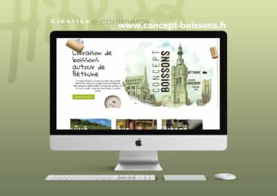 Concept Boissons : nouveau site sous Prestashop