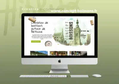 Concept Boissons : nouveau site sous Prestashop