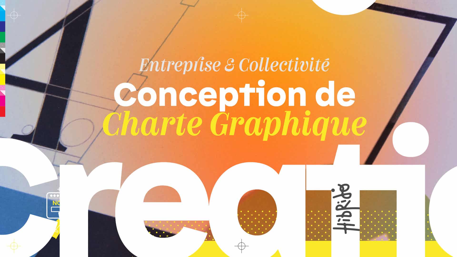 Conception de charte graphique entreprise.