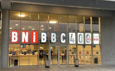 Design graphique pour écrans – Réunion BNI – Etoile Cinémas – Béthune