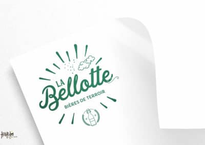 Conception du logo et image de marque : La Bellotte – La Couture