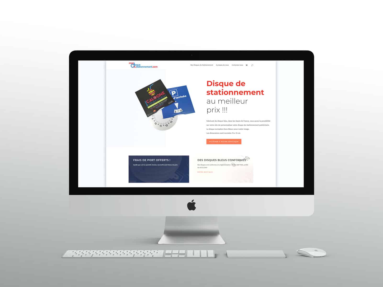 Site internet Mon Disque de Stationnement