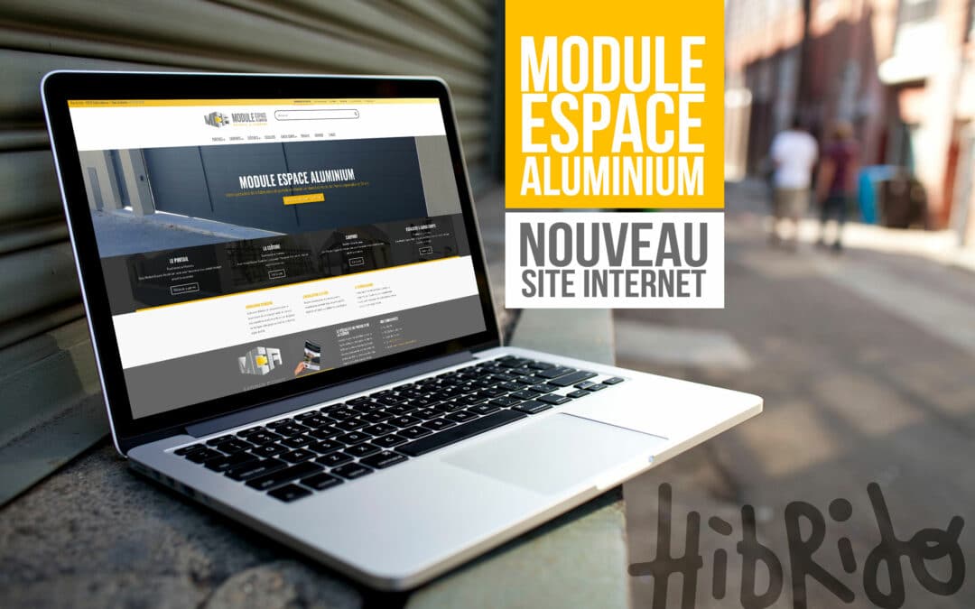 Module Espace Aluminium : refonte de site internet
