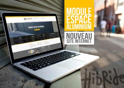 Module Espace Aluminium : refonte de site internet