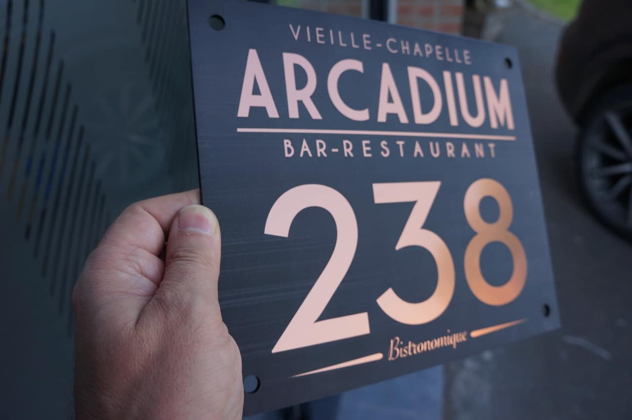 Plaque Arcadium Vieille-Chapelle 238 Bistromonique