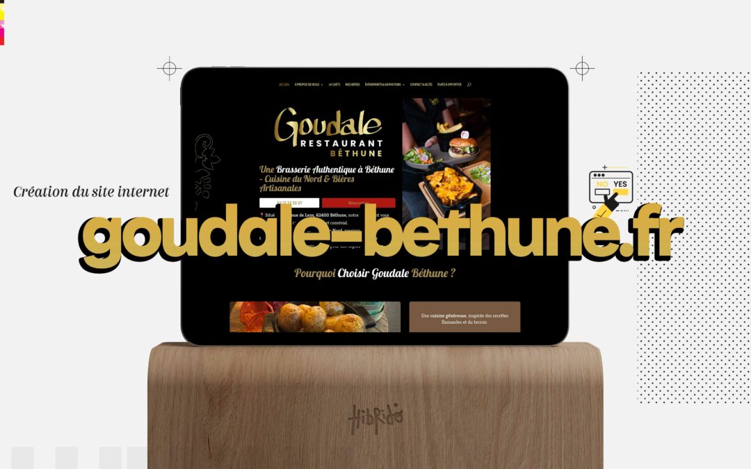 Création de site internet pour restaurant à Béthune