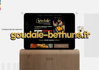 Création de site internet pour restaurant à Béthune