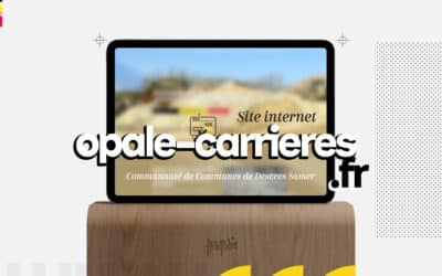 Création de site internet pour exploitant de carrières à Tingry