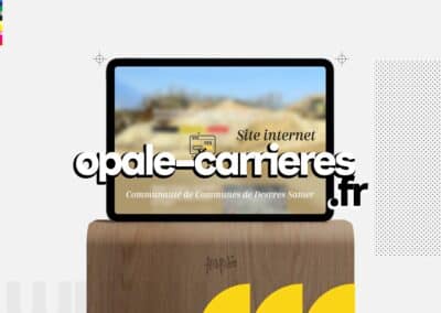 Création de site internet pour exploitant de carrières à Tingry