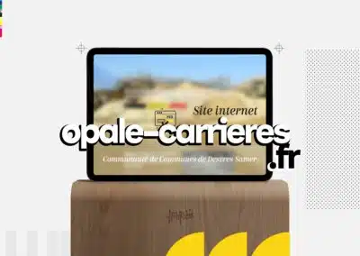 Création de site internet pour exploitant de carrières à Tingry