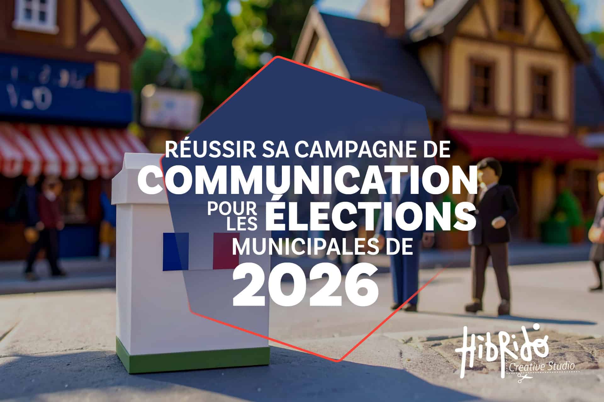 Affiche pour campagne électorale municipale 2026.