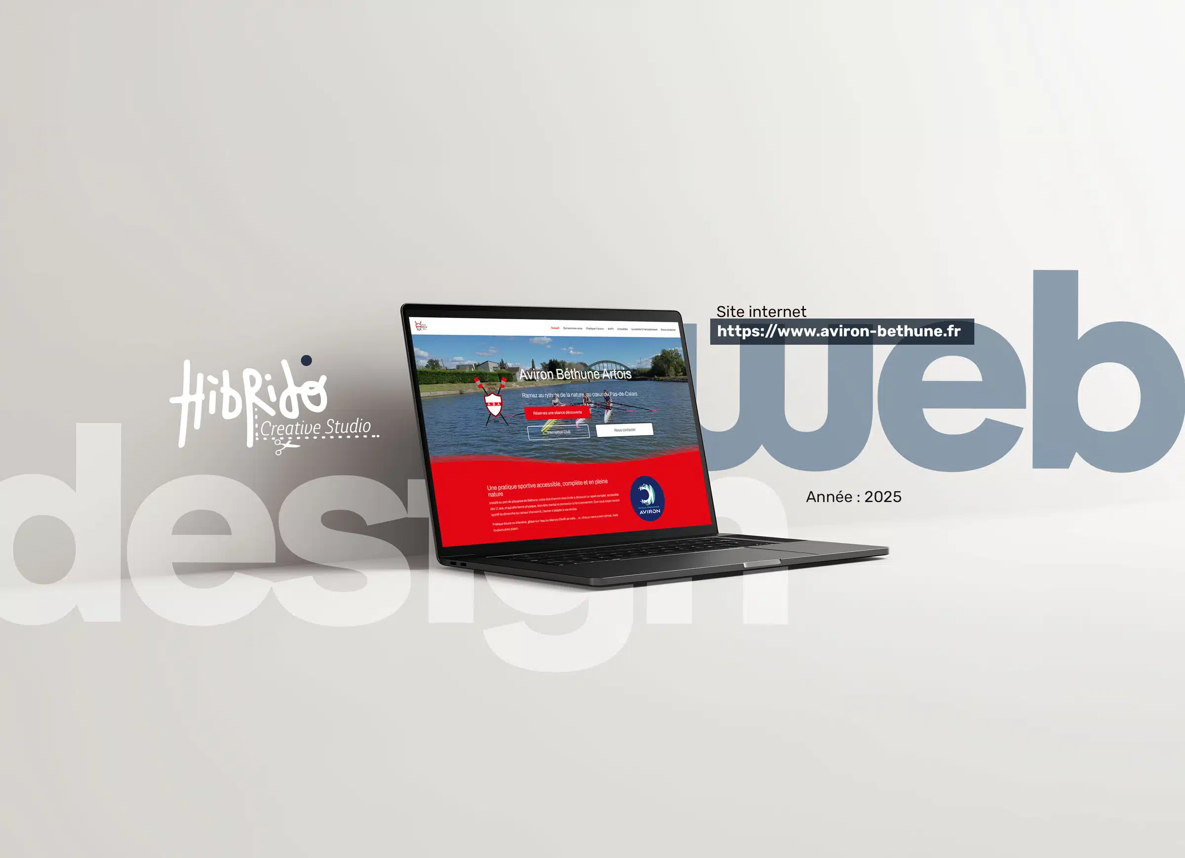 Création du site internet Aviron Béthune Artois