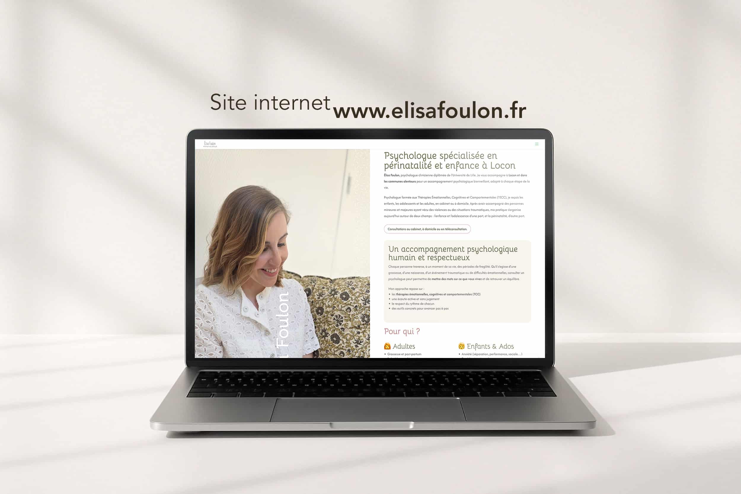 Site internet - Elisa Foulon - Psychologue à Locon