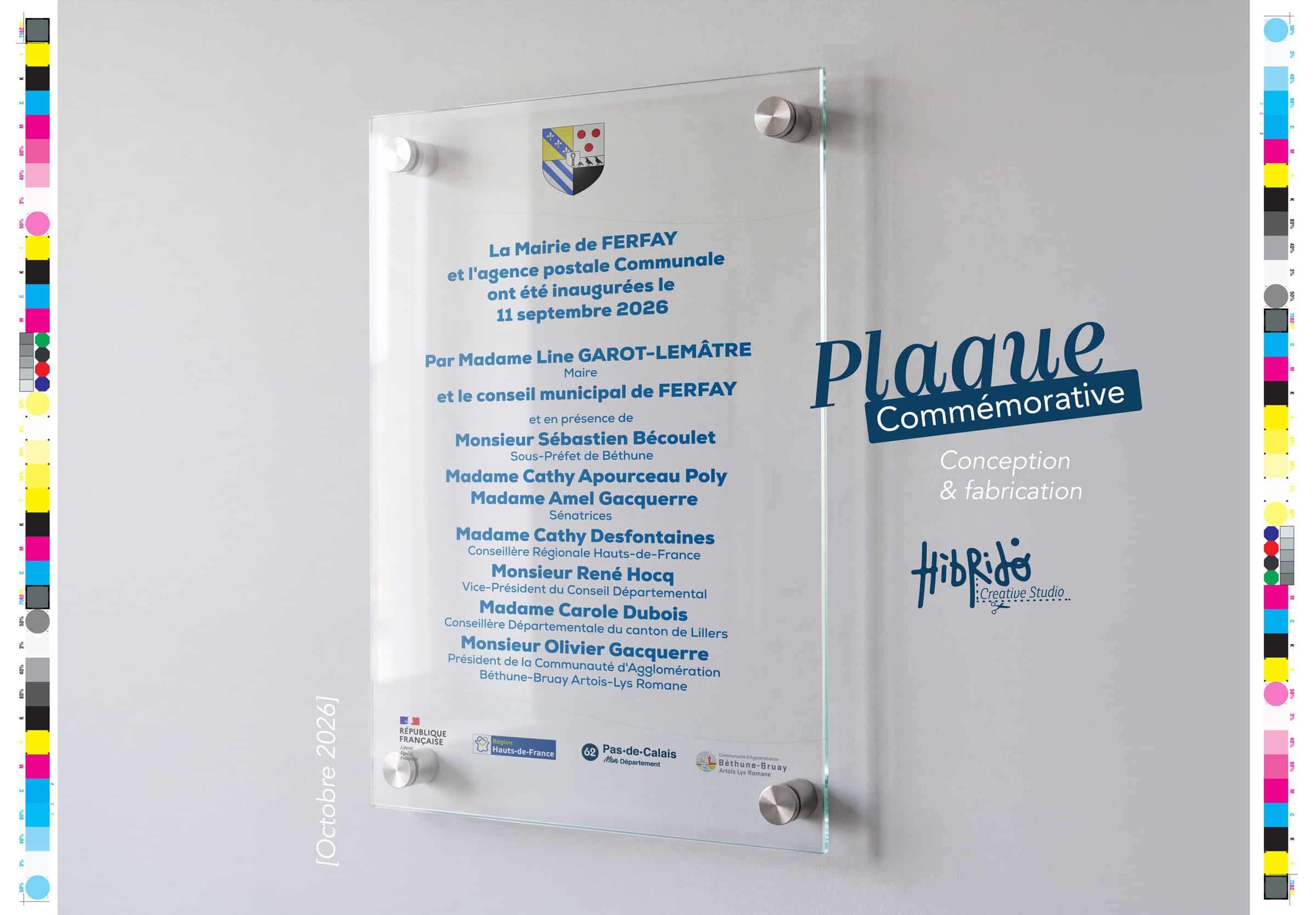 plaque commémorative mairie Ferfay